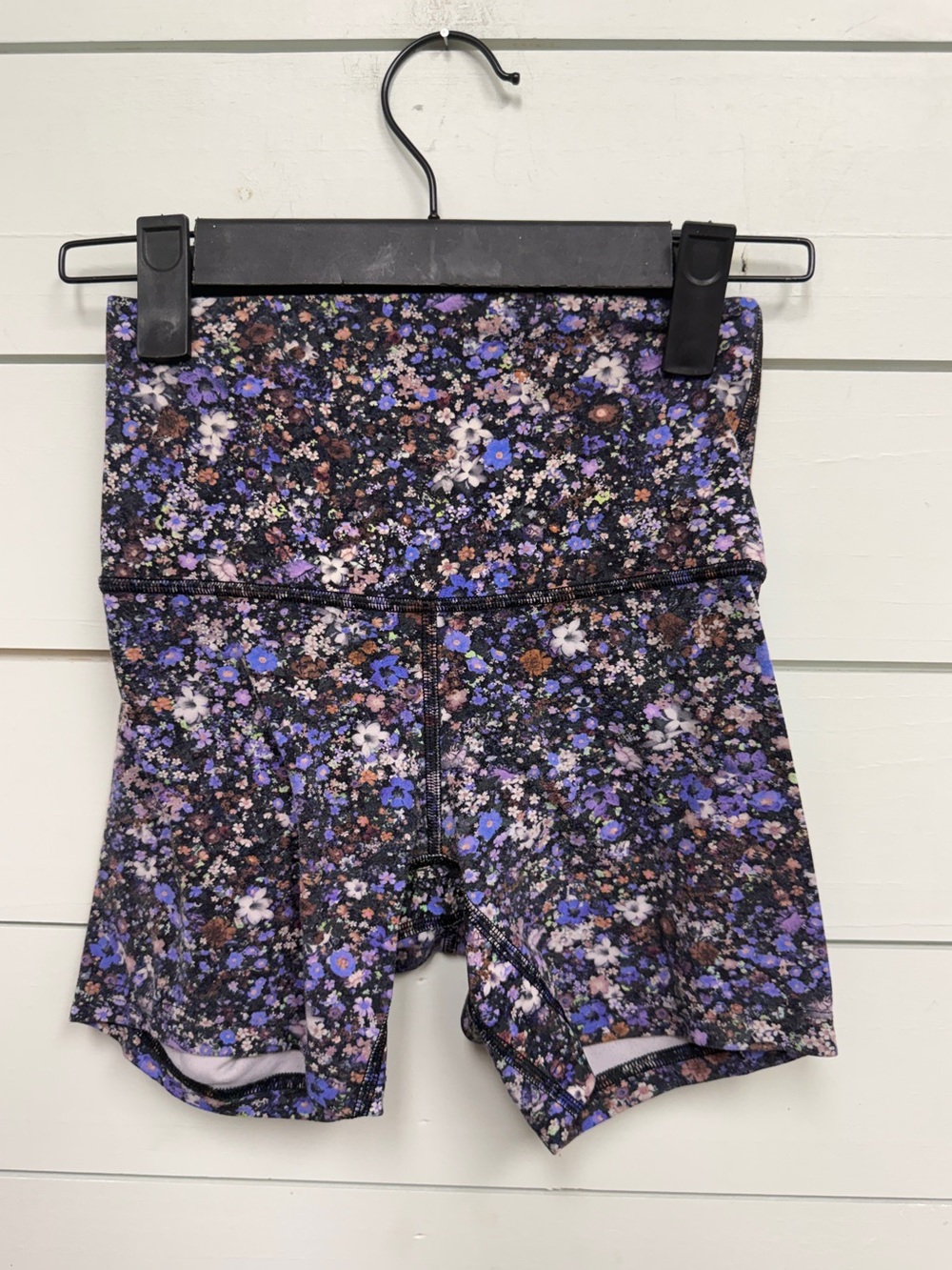 Lululemon align high rise shorts 8" flower burst multi color women's size 2